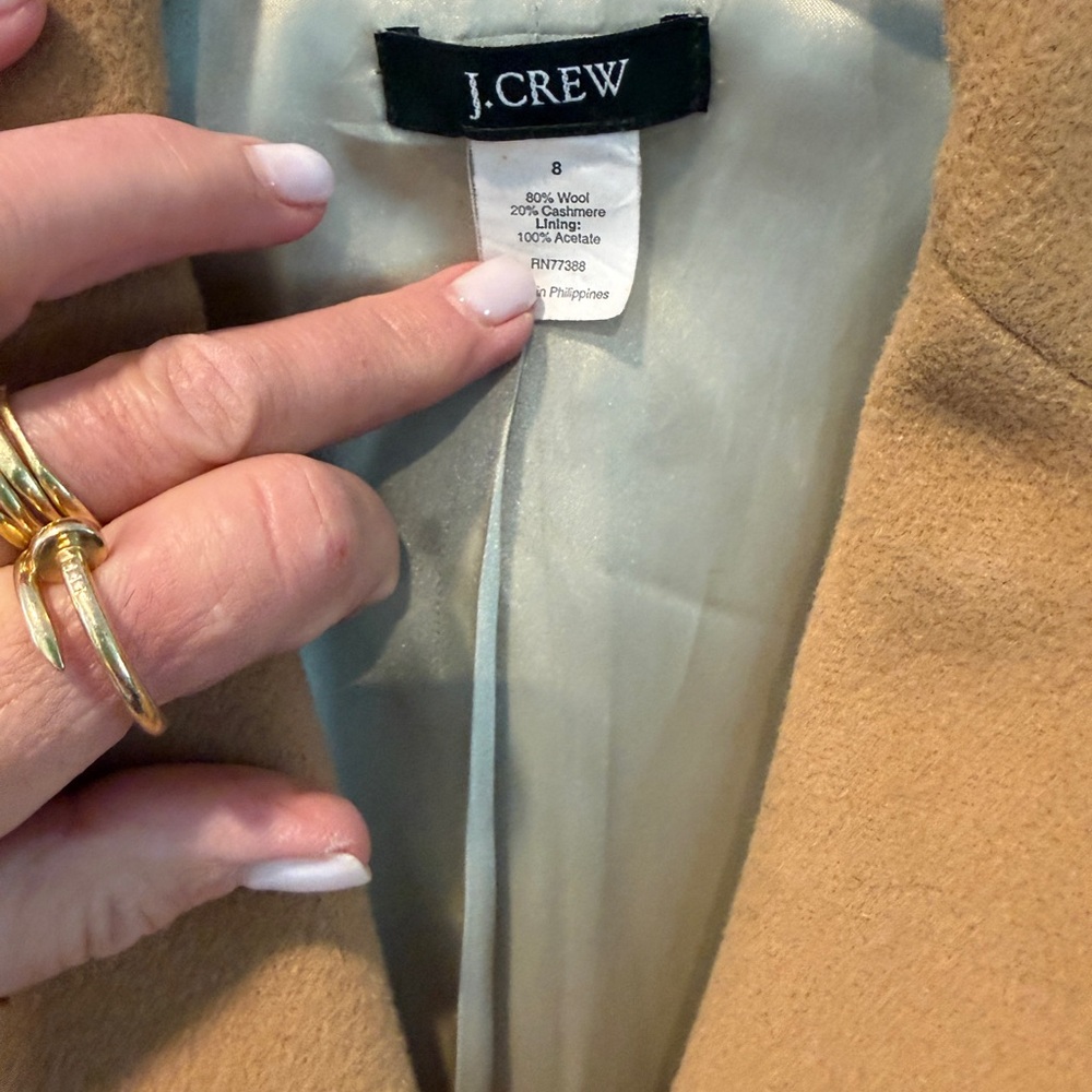 J. Crew Camel Trench Coat View 2